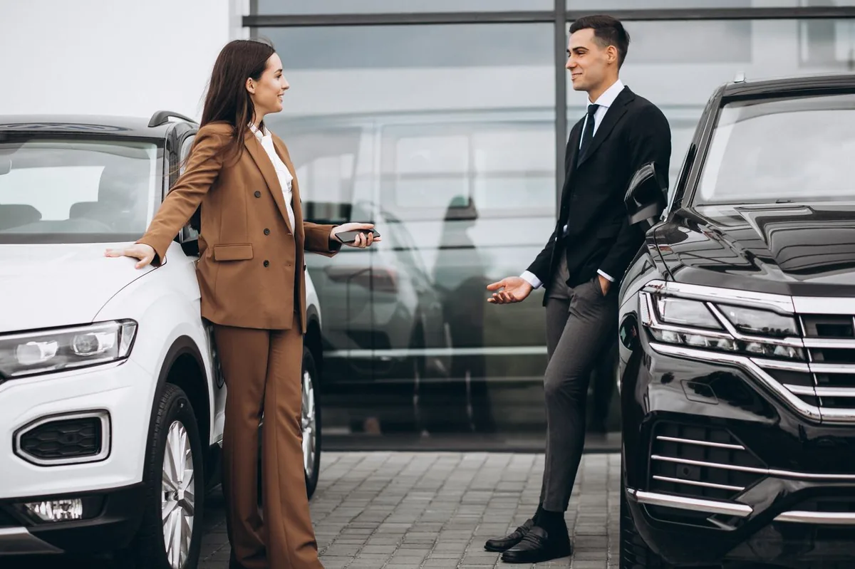 Executive sedan available for hourly private driver service